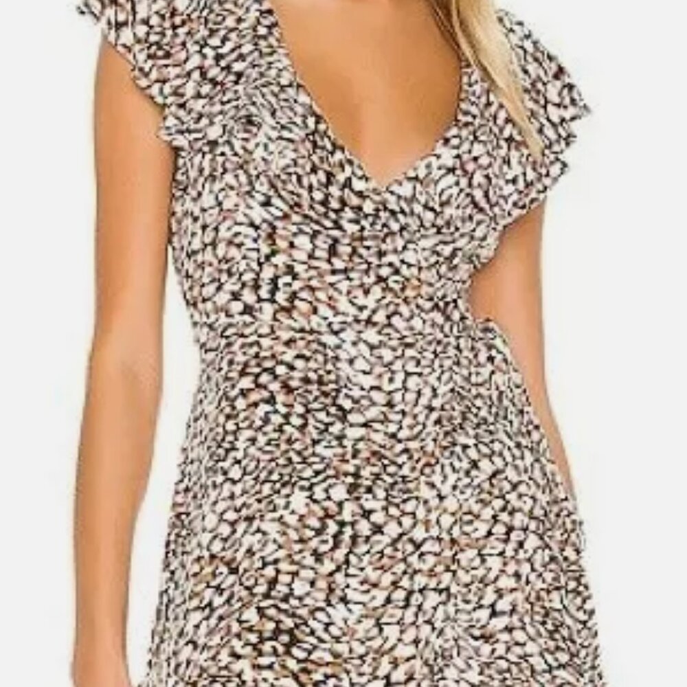Free People Quarter Mini Wrap Dress